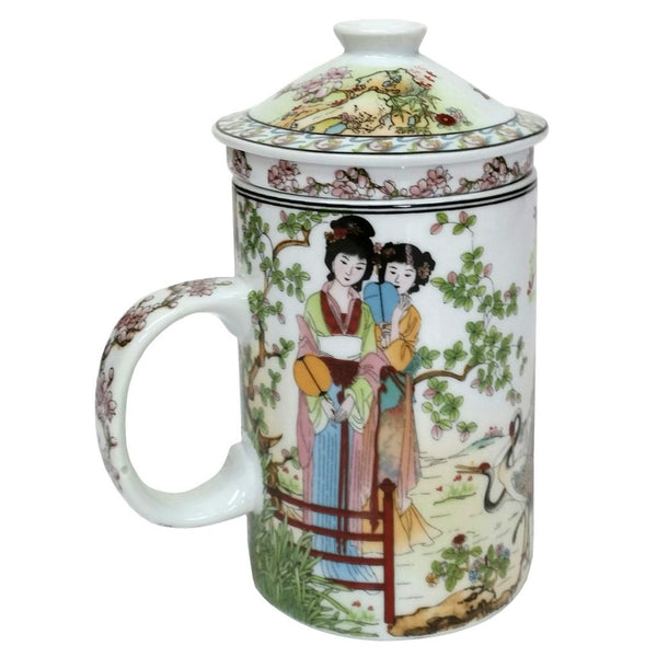 Tea Infuser Mug in Porcelain