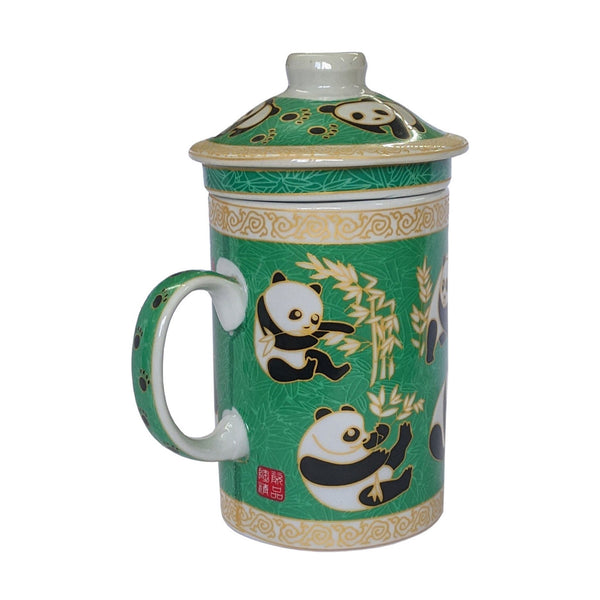 Tea Infuser Mug in Porcelain - Panda