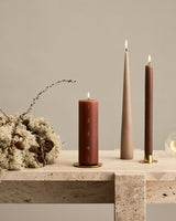 Advent Candle in RAW TOFFEE