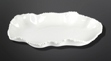 Irregular Plate in Melamine, White - Joke Collection