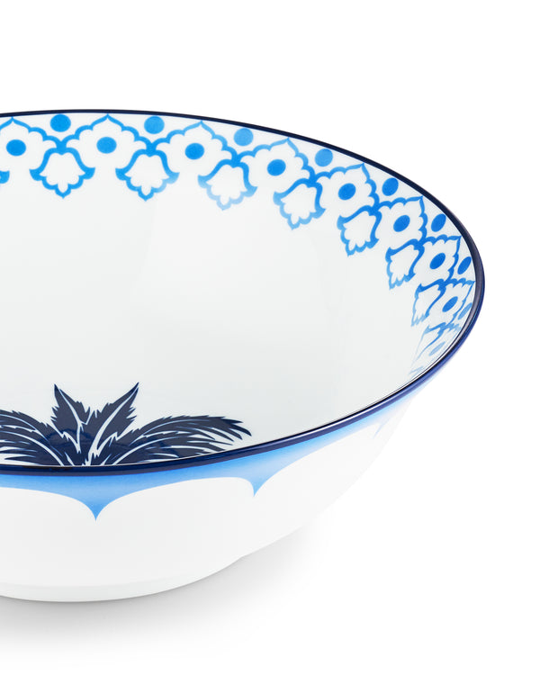 Jaipur Round Salad Bowl Blue BY AQUAZZURA