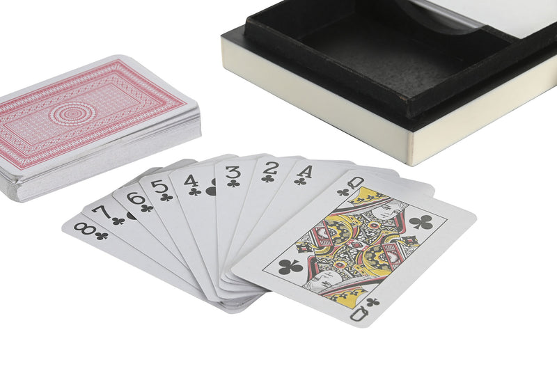 Card Set in Box — White Resin Box (3 Decks)