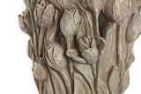 Planter decorated with Tulips - Cement, S