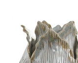 Vase in Ceramic - Cream colour, L