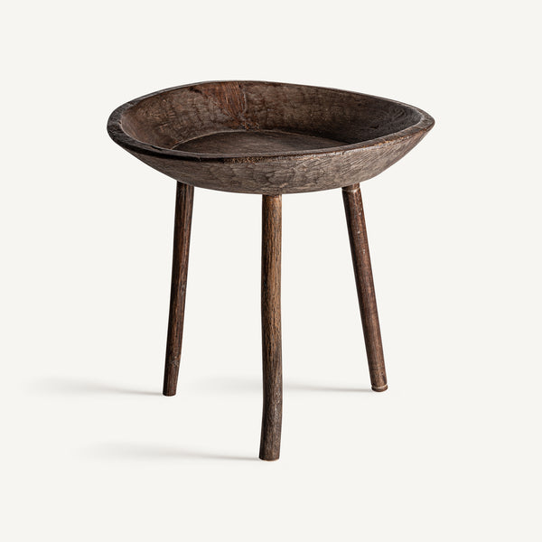 Side Table in Tropical Wood