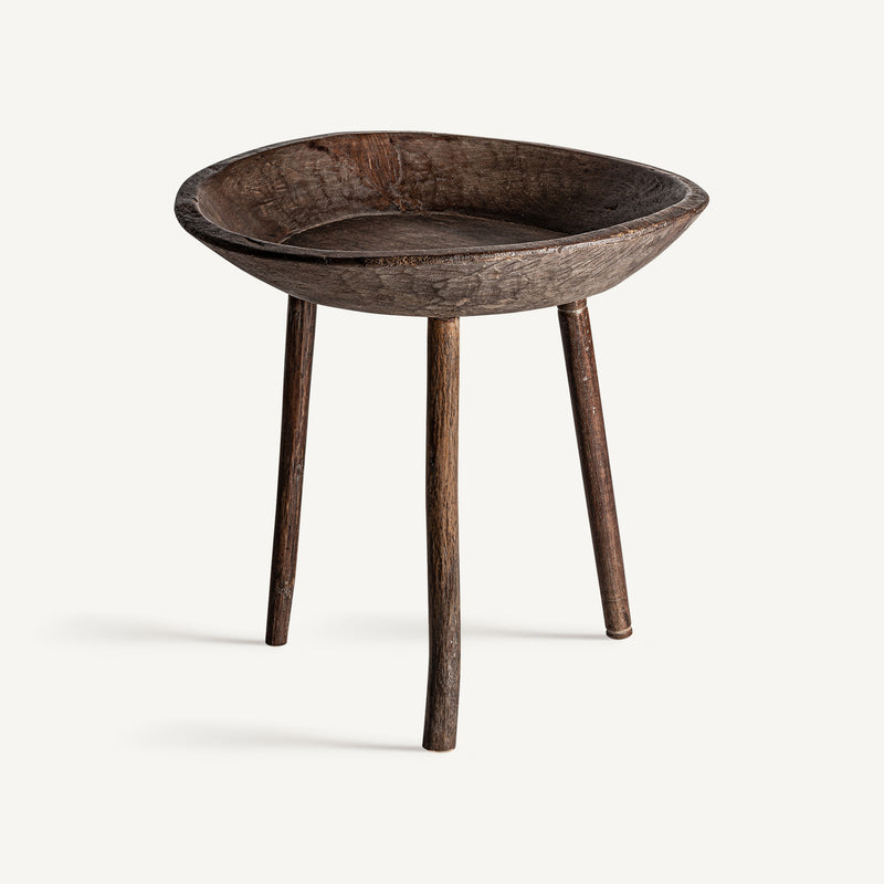 Side Table in Tropical Wood