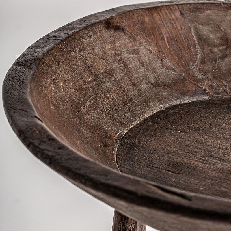 Side Table in Tropical Wood