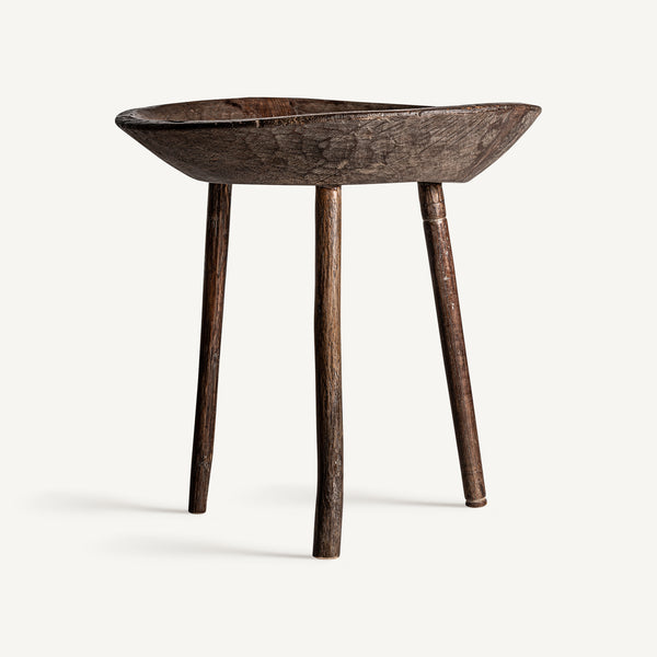 Side Table in Tropical Wood