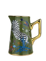 Jug in Ceramic, Green Small - Ortigia