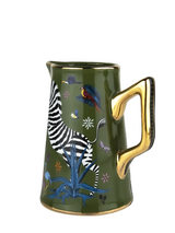 Jug in Ceramic, Green Small - Ortigia