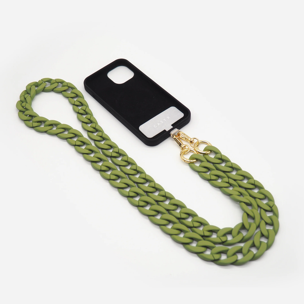 Mobile Phone Chain - Khaki Green