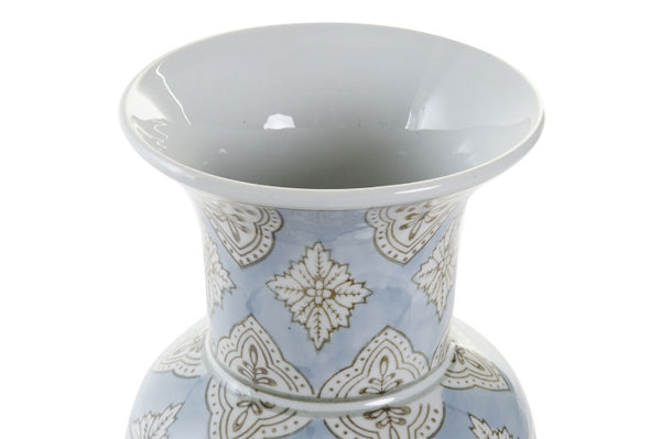 Vase - Light Blue & Grey