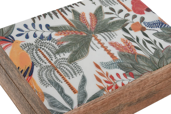 Storage Box - Palm decor (S)