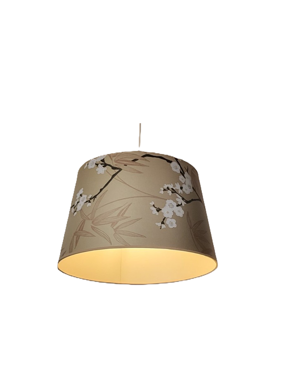 Lampshade in Gold with Cherry Blossoms - Zartera Collection