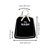 To Wash Laundry Bag, Black