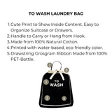 To Wash Laundry Bag, Black