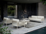 Coffee Table with Cylindrical Base - Link-Bisque Collection