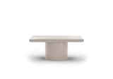 Coffee Table with Cylindrical Base - Link-Bisque Collection