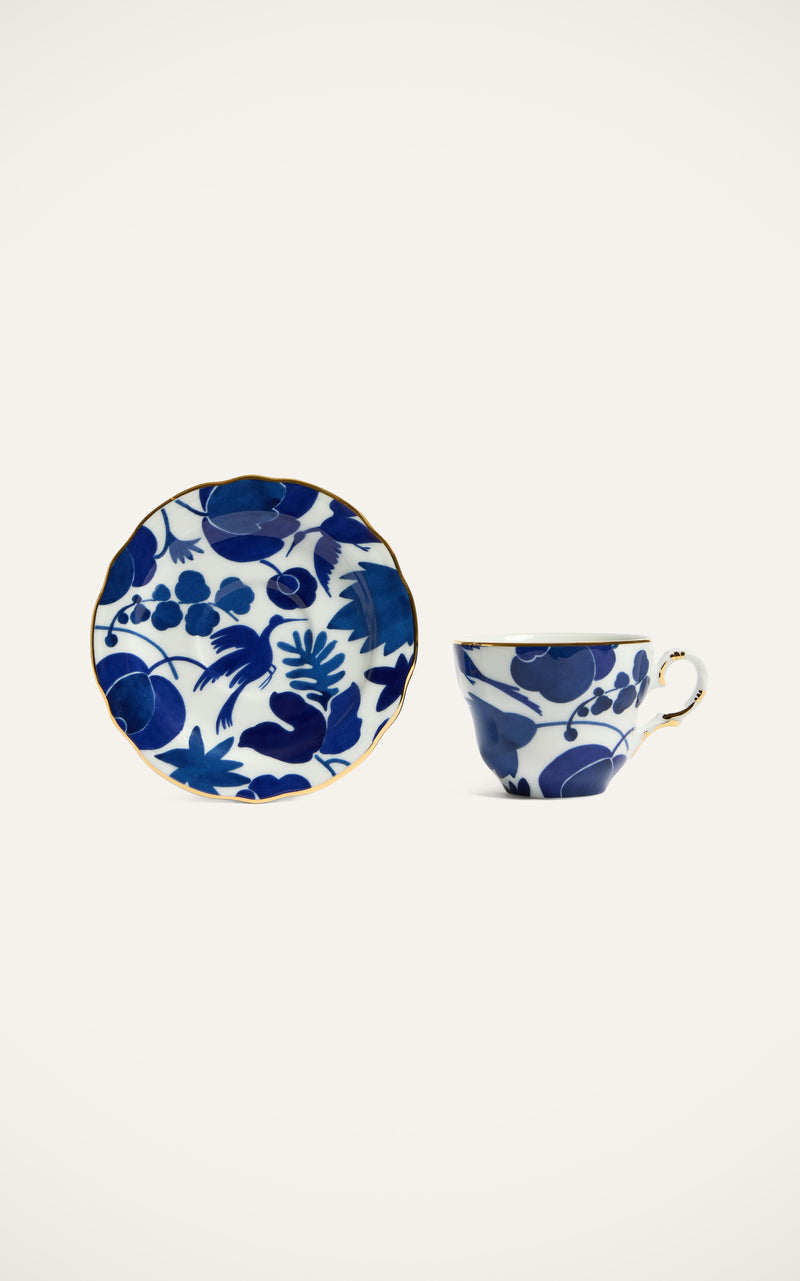 Tea cup and Saucer Wildbird by LaDoubleJ