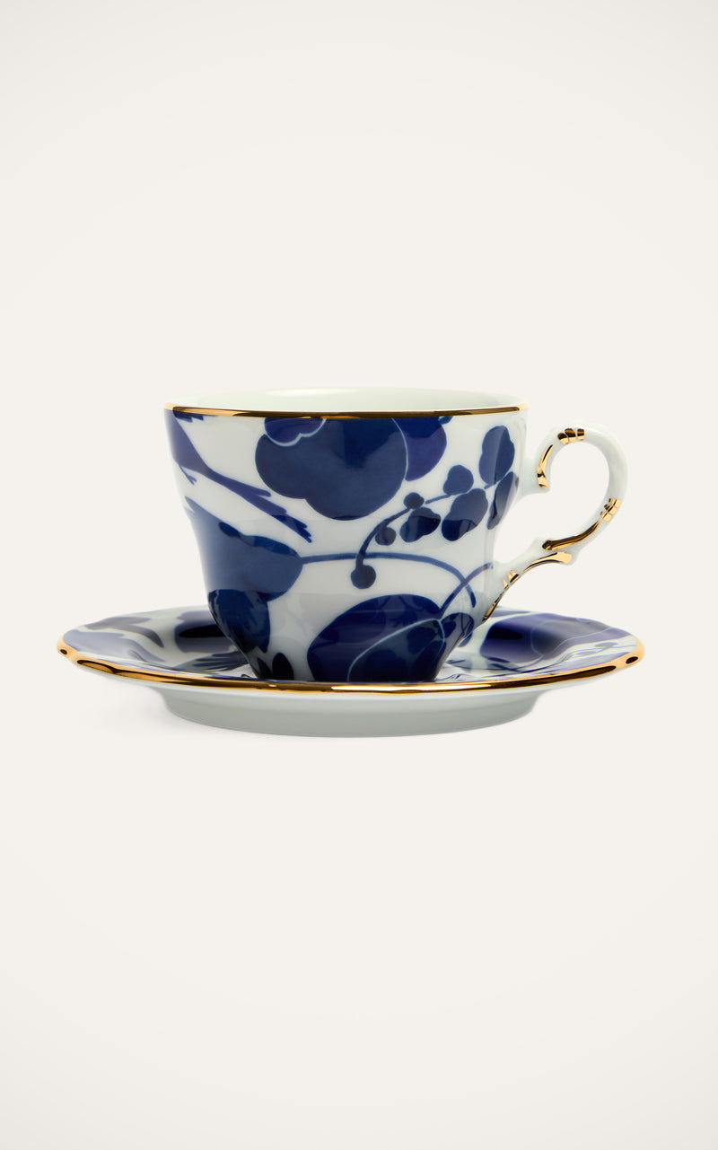 Tea cup and Saucer Wildbird by LaDoubleJ