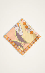 Mini Foulard - Florette Pale Pink-Yellow by La DoubleJ