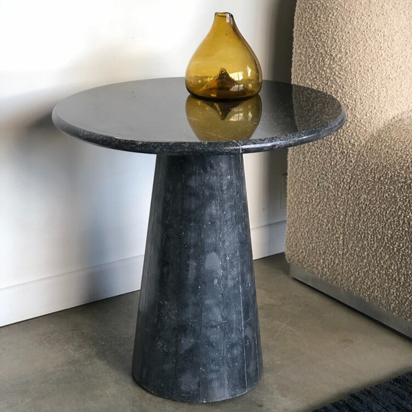 Side Table - Travertine Handcrafted