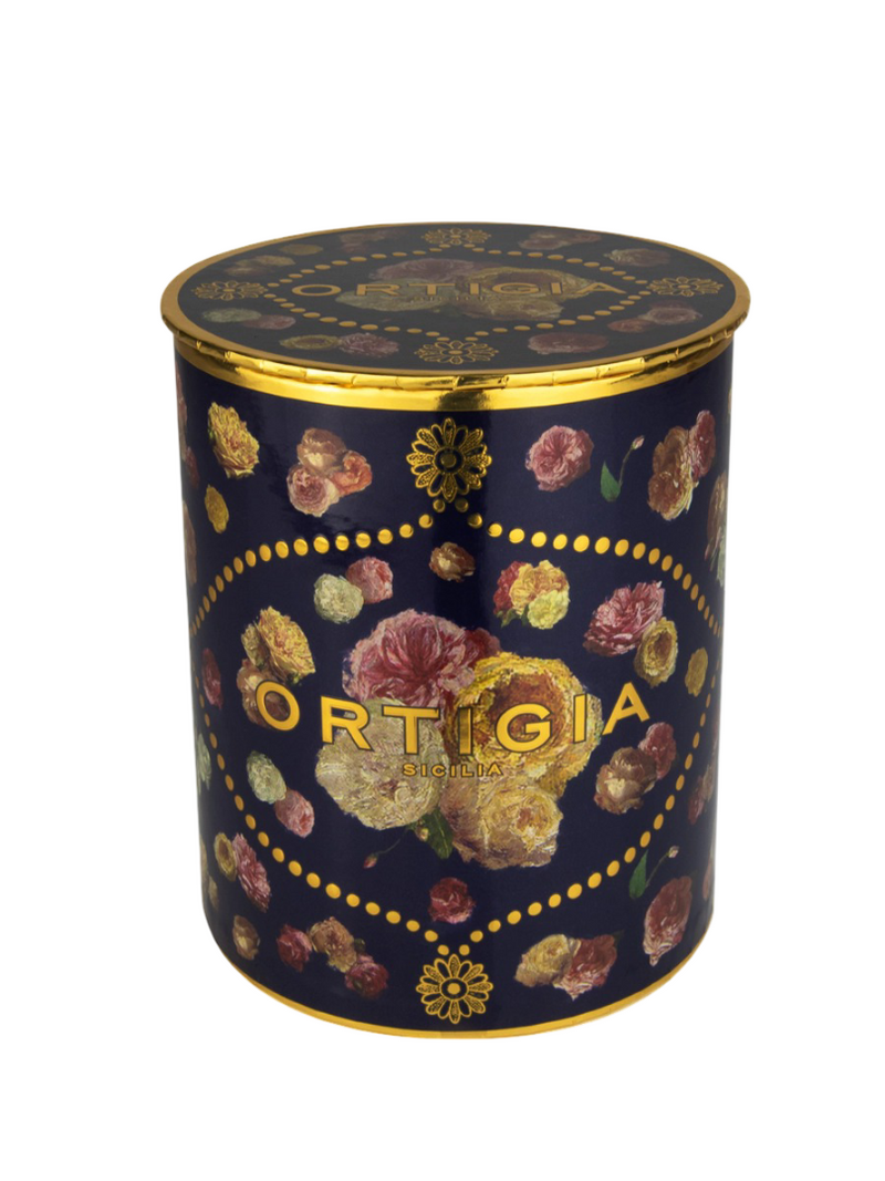 Decorated Candle Medium 380g - Rose Antiche