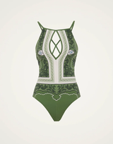 Mirage Green Fonda Swimsuit by La DoubleJ