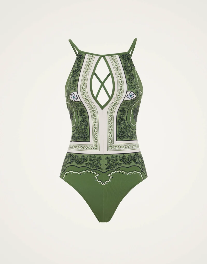 Mirage Green Fonda Swimsuit by La DoubleJ