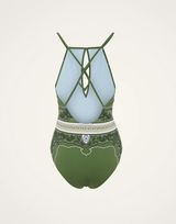 Mirage Green Fonda Swimsuit by La DoubleJ
