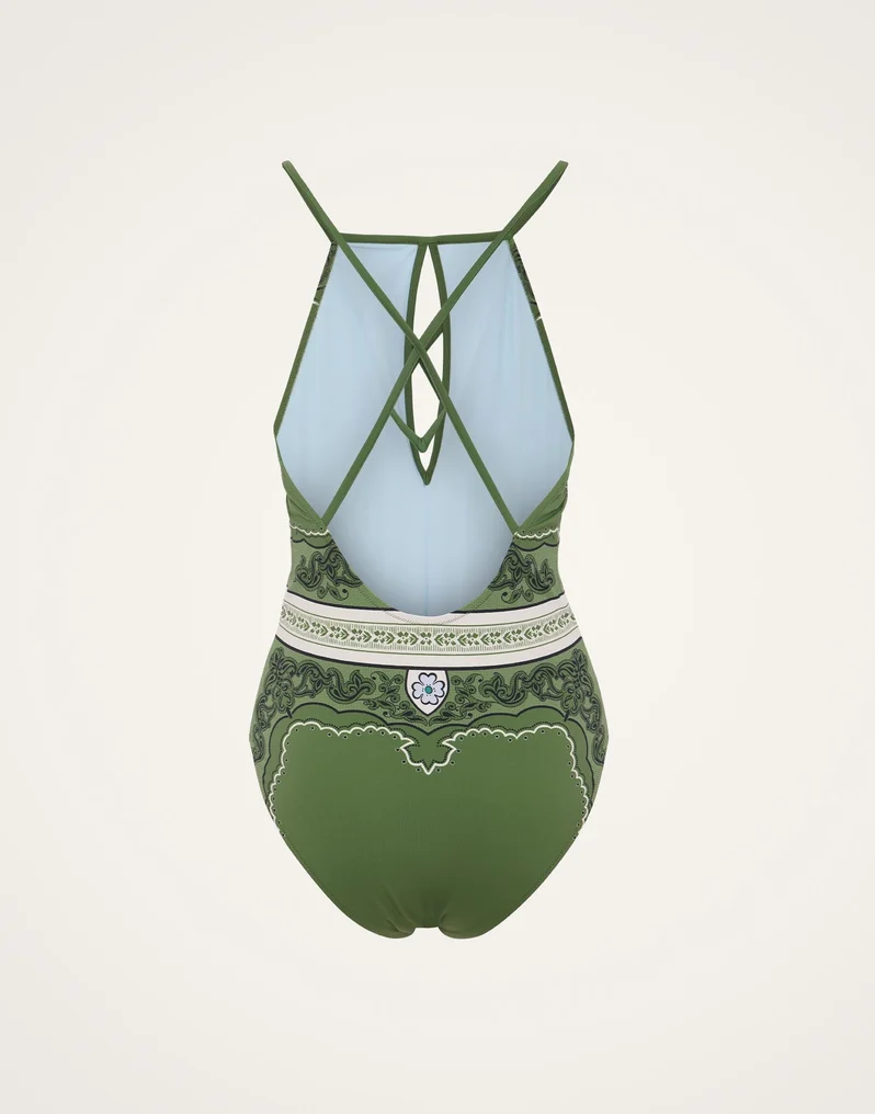 Mirage Green Fonda Swimsuit by La DoubleJ