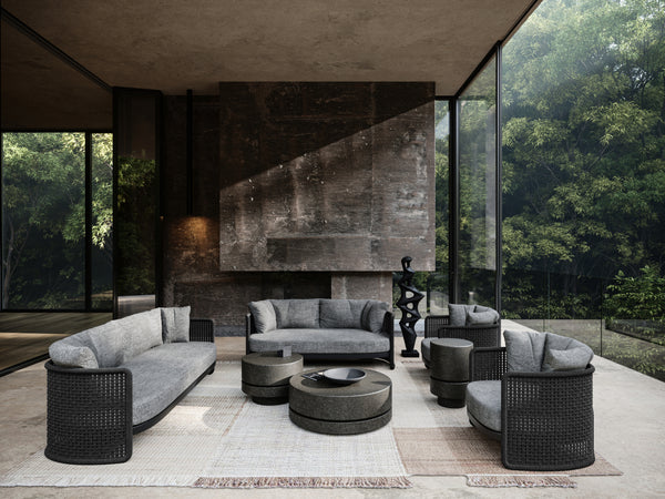 3 Seater Sofa - Miura - Nightfall Collection