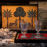 Lacquer Tray Mosaico - Large Red