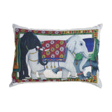 Cushion - Linen, Elephants