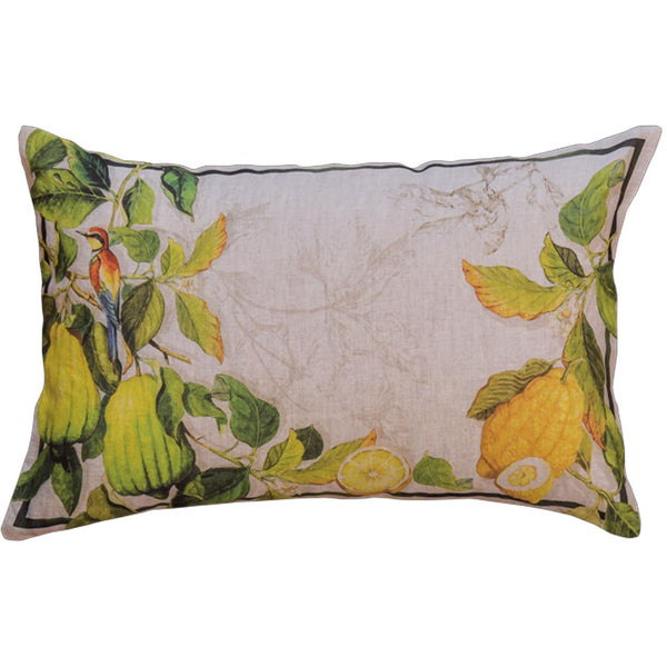 Cushion - Linen, Lemons