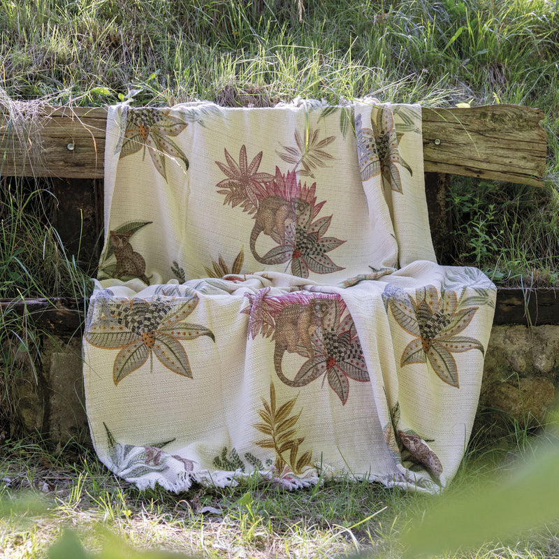 Plaid/Throw - Cotton, Munai