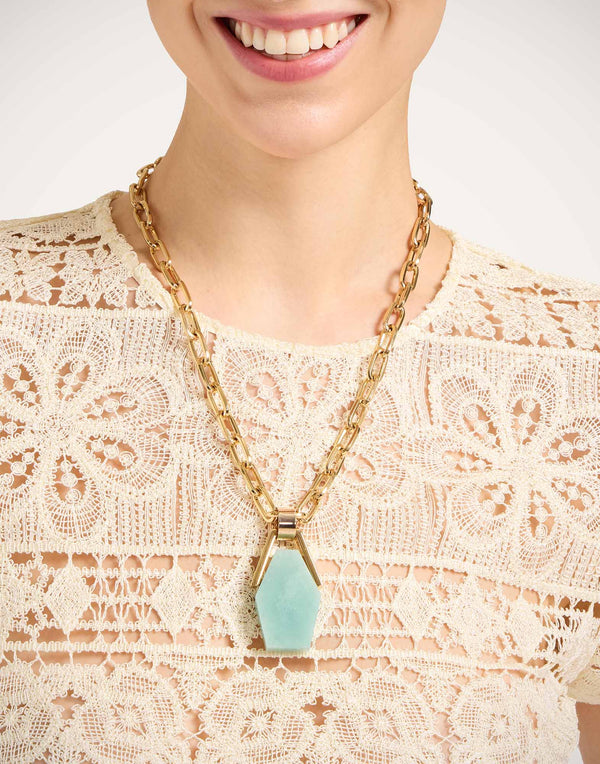 Necklace - Portal, Amazonite by La DoubleJ
