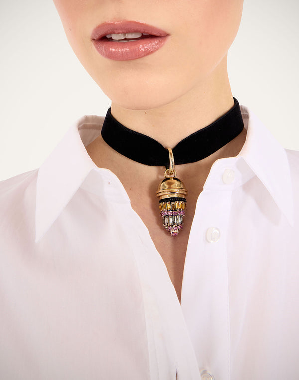 Choker - Lantern, Pink by La DoubleJ