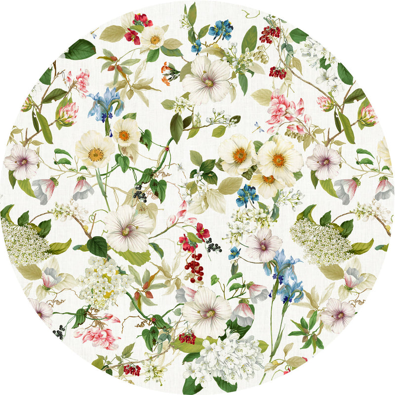 Round Tablecloth - Linen, Ibisco