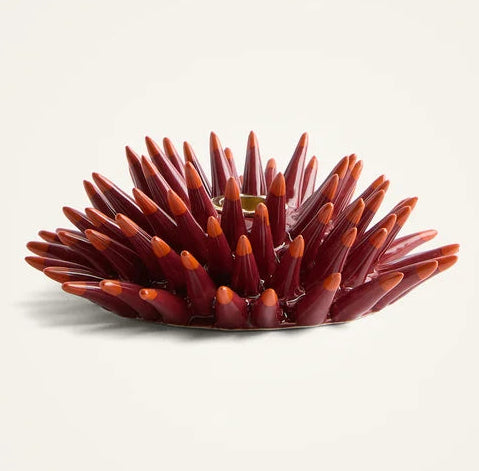 Candle Holder - Spine Bordeaux