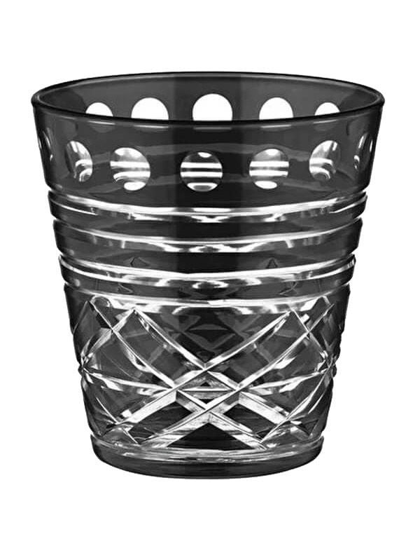 Engraved Tumblers in Black (set of 2) - Optical Collection