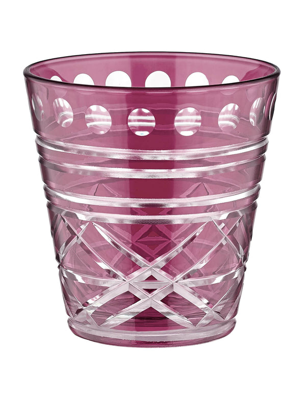 Engraved Tumblers in Burgundy (set of 2) - Optical Collection