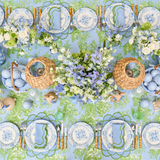 Tablecloth - Blue Toile