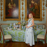 Tablecloth - Blue Toile