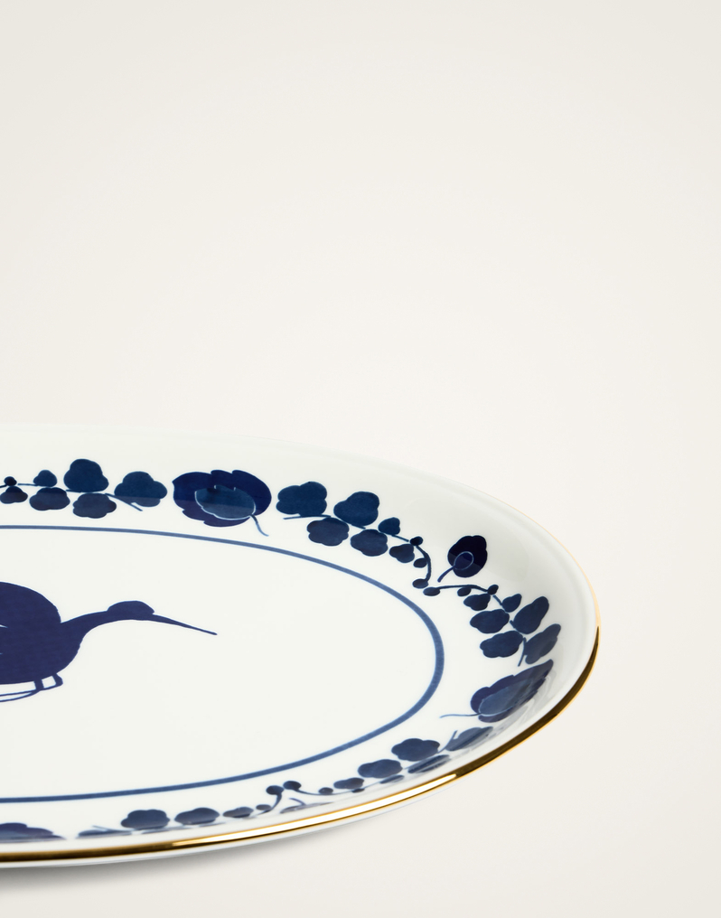 Oval Platter Wildbird by LaDoubleJ