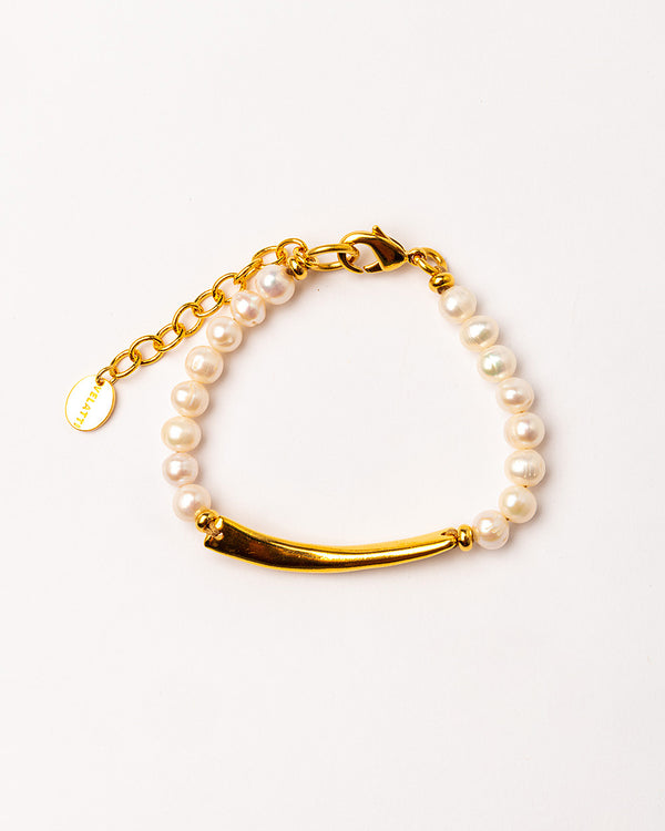 Bracelet with Pearls - Handmade