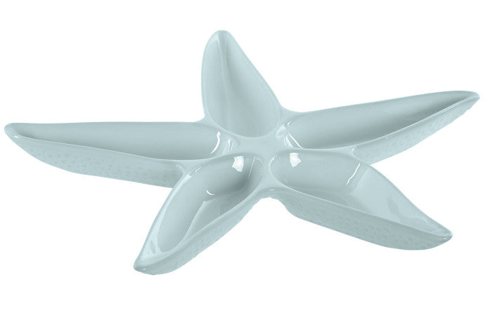 Starfish Platter - Light Blue