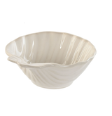 Bowl in shape of a Seashell - White