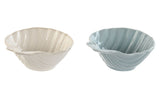 Bowl in shape of a Seashell - Light Blue