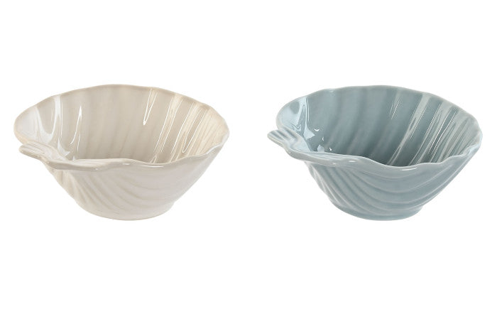 Bowl in shape of a Seashell - Light Blue
